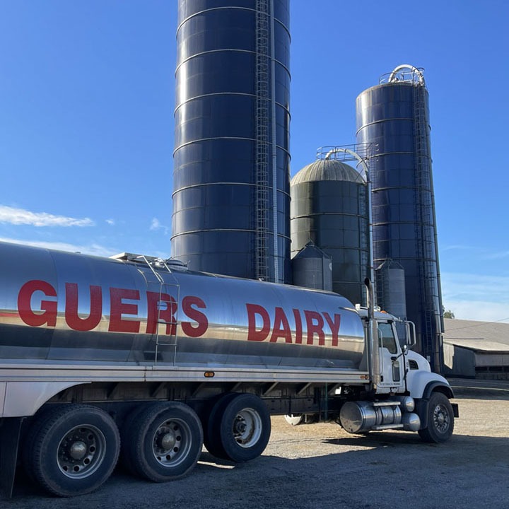 guers tumbling run dairy tamaqua pottsville pa pennsylvania farm tanker truck silo silos