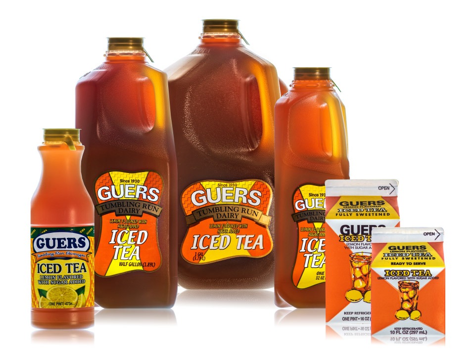 guers tumbling run dairy iced tea lemon flavored