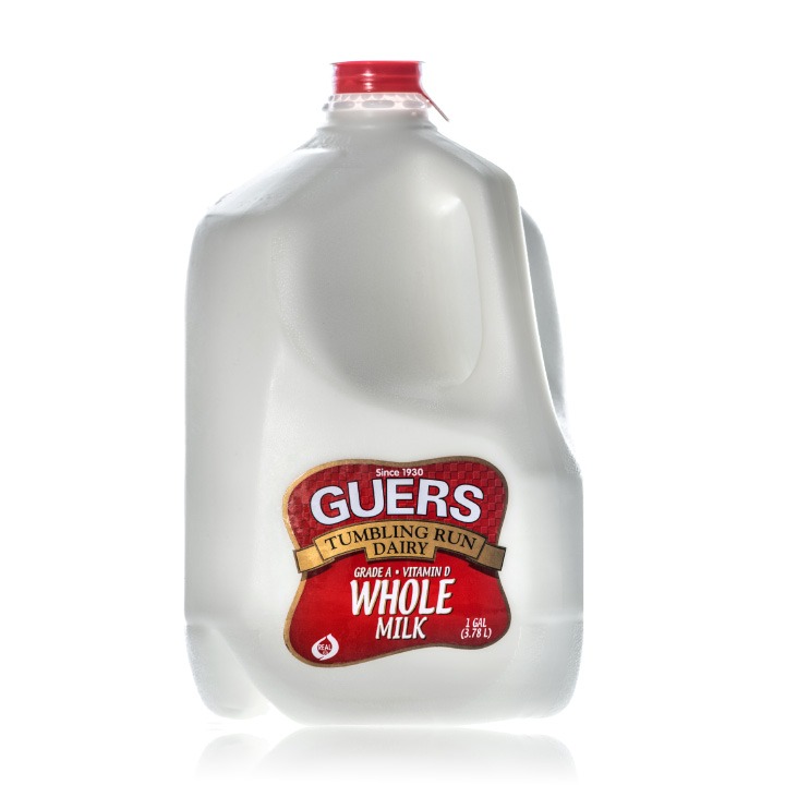guers tumbling run dairy whole milk gallon